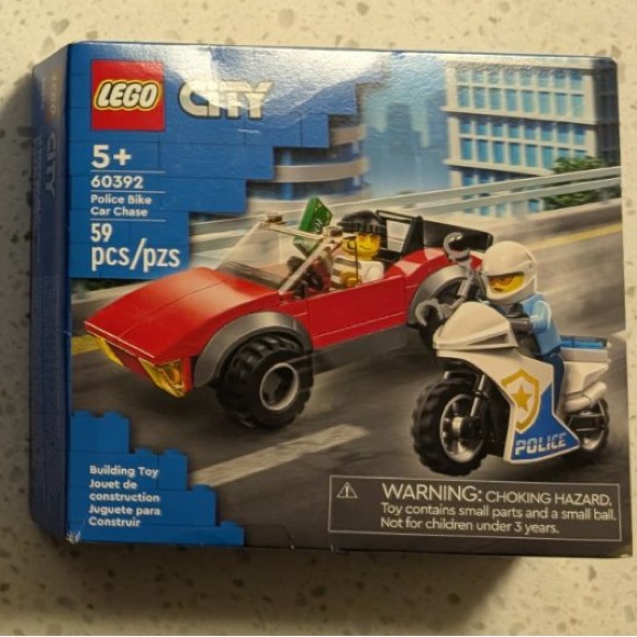 Lego City Red Double-Decker Sightseeing Bus 60407  and Police chase 60392 sets - Picture 5 of 5